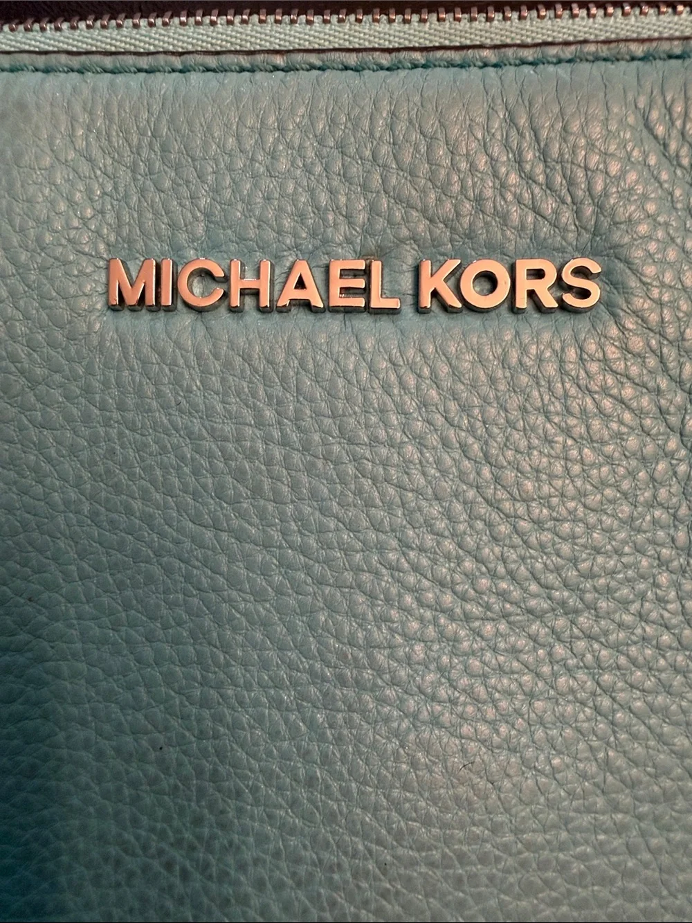 Discontinued Color / Hard to Find Michael Kors, Adele Leather wristlet